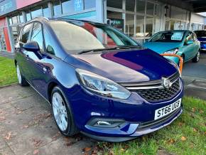 Vauxhall Zafira at Westcars of Tiverton Tiverton