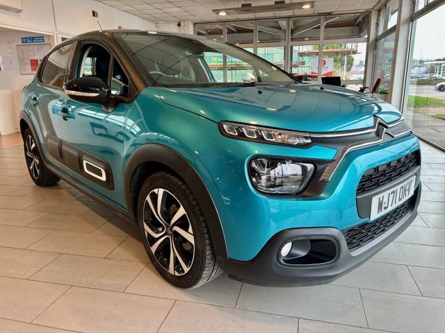 Citroen C3 PureTech 110 Shine Plus 1.2 EAT6 Hatchback Petrol Blue