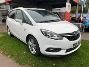 VAUXHALL ZAFIRA 2018 (67) at Westcars of Tiverton Tiverton