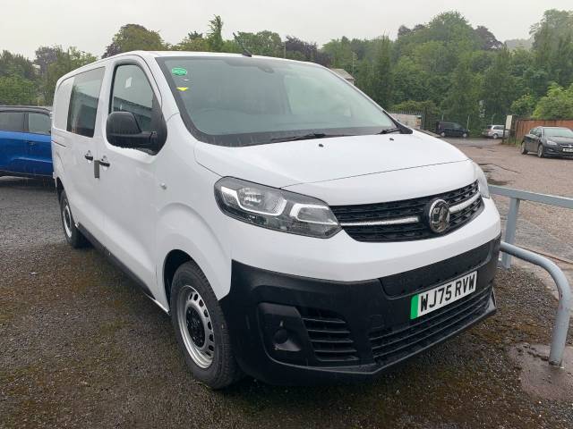 Vauxhall Vivaro 0.0 3100 100kW Prime 50kWh H1 Van Auto Panel Van Electric White