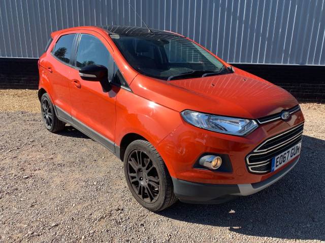 Ford Ecosport 1.0 EcoBoost 140 Titanium S 5dr Hatchback Petrol Red